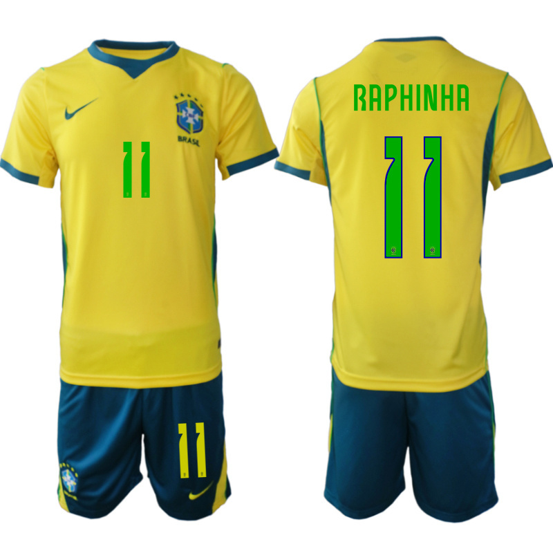 Men Brazil home #4 style 2026 World Cup Soccer jersey